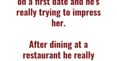 woman man date bricks joke