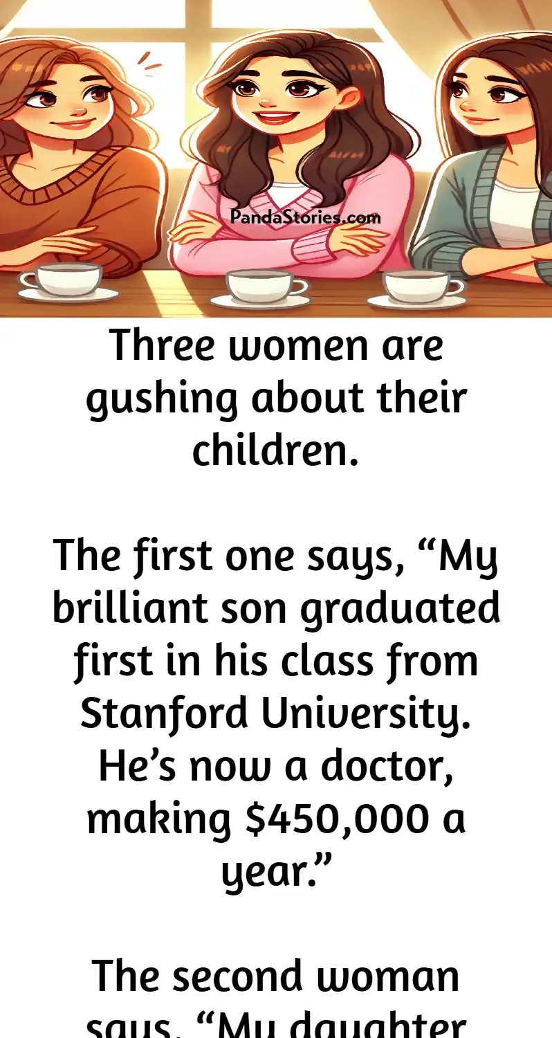 3 women gushing about sons fix sportsman joke