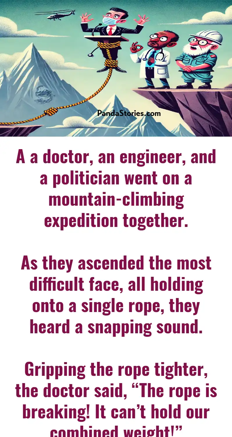 doctor politician engineer rope joke