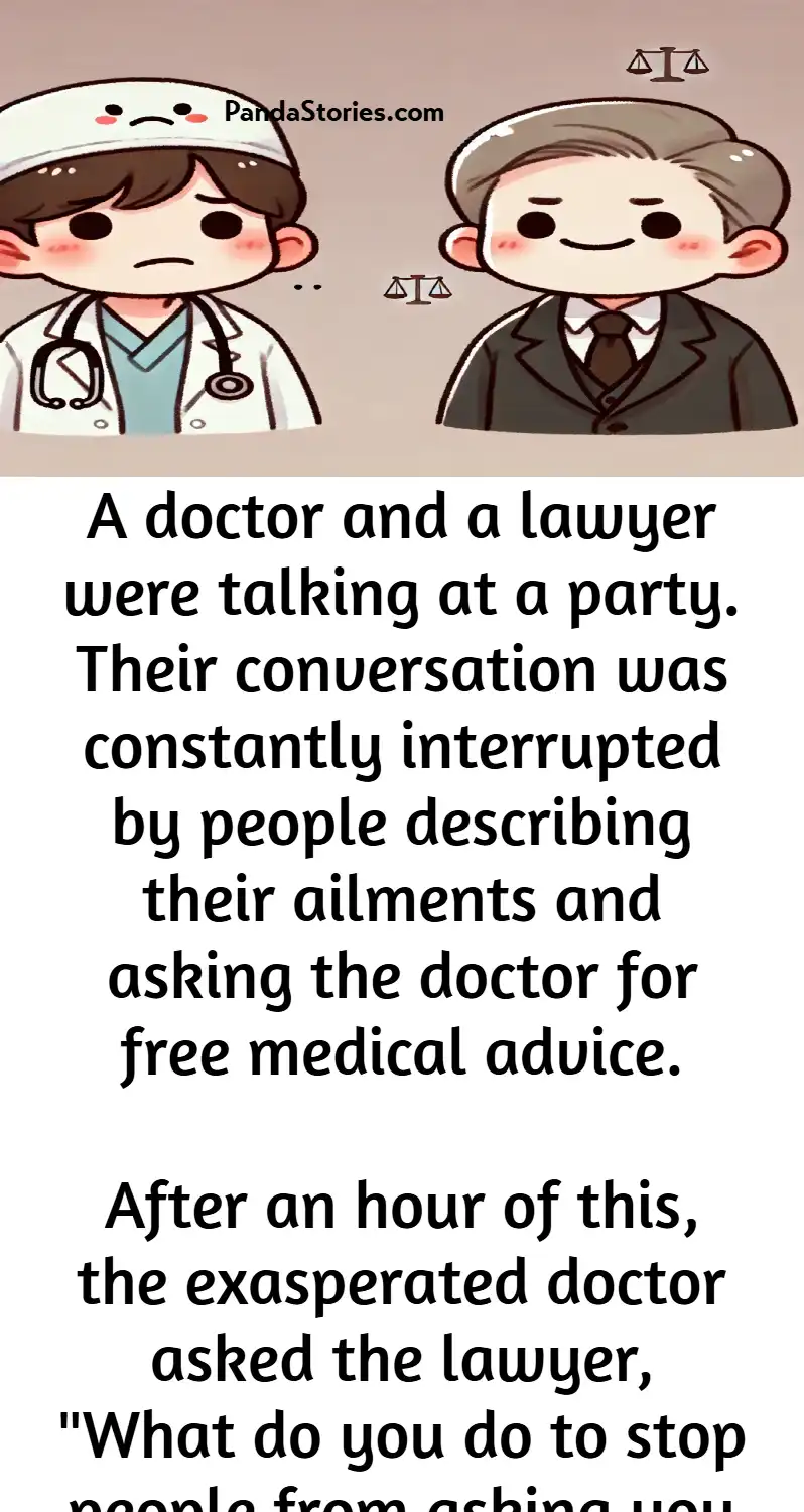 lawyer and doctor joke free advice fee