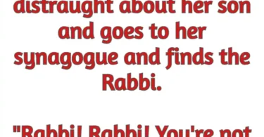 rabbi mother son converted god joke