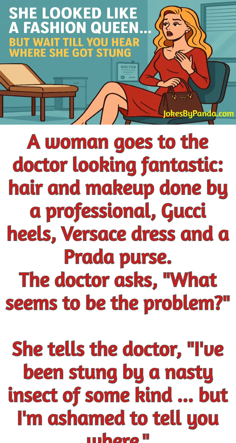 glamourous model doctor stung