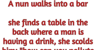 Nun whiskey bar tea cup funny joke
