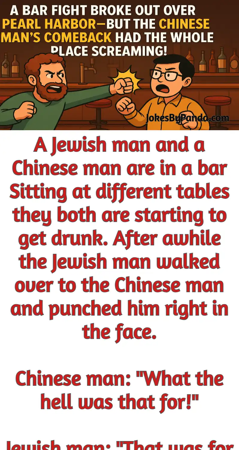 Pearl Harbor Chinese man bar jokes